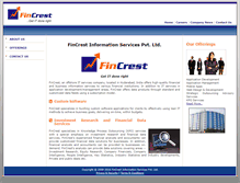 Tablet Screenshot of fincrest.com